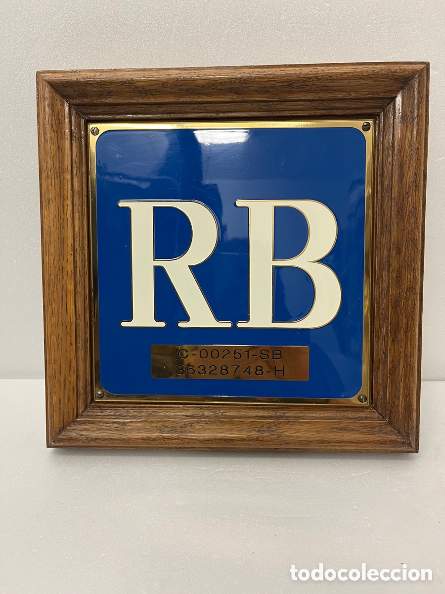 Carteles: PLACA RESTAURANTE BAR EN MARCO DE MADERA