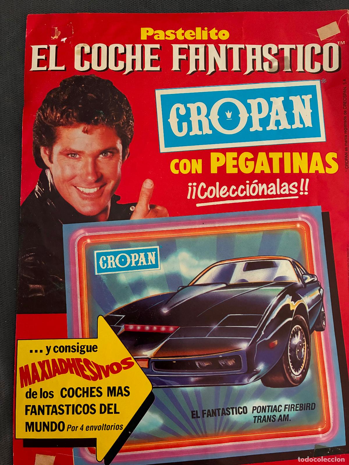 Carteles: Cartel de papel Cropan El Coche Fantastico a&ntilde;os 80/90 mide 25 x 35 cm