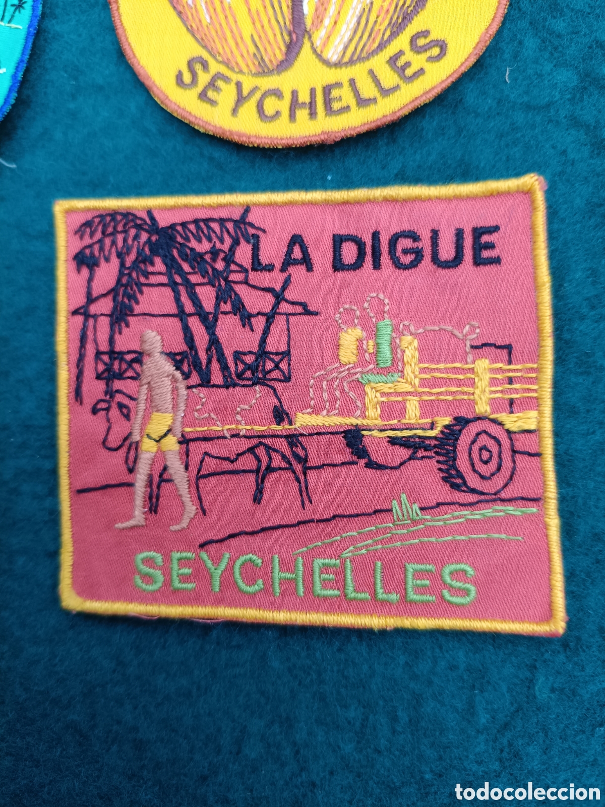 Carteles: Parches de tela de lugares del mundo Seychelles,Turane, Chamonix