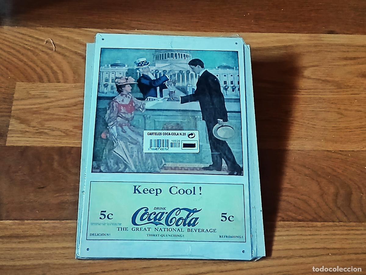 Affiches: Coca Cola. Cartel chapa, Planeta DeAGostini, fasc&iacute;culo 20 T&iacute;o Sam (great national beverage), nuevo