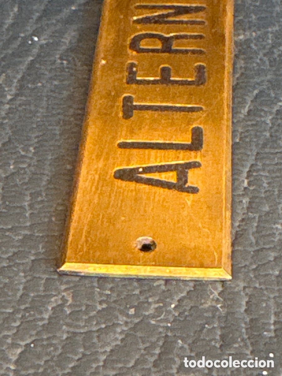 Carteles: PLACA CHAPA ALTERNADOR - Foto 2