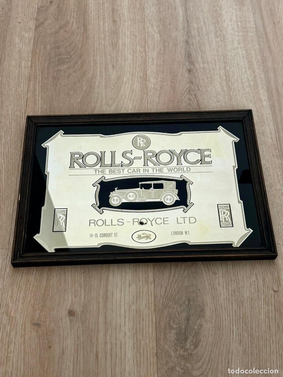 Carteles: ESPEJO ROLLS-ROYCE - Tama&ntilde;o: 22 x 32,5 x 2 cm