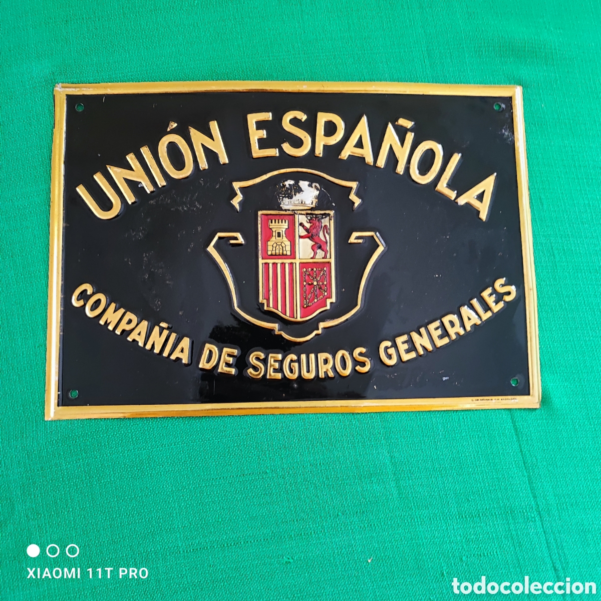 Carteles: Chapa seguros la Uni&oacute;n Espa&ntilde;ola