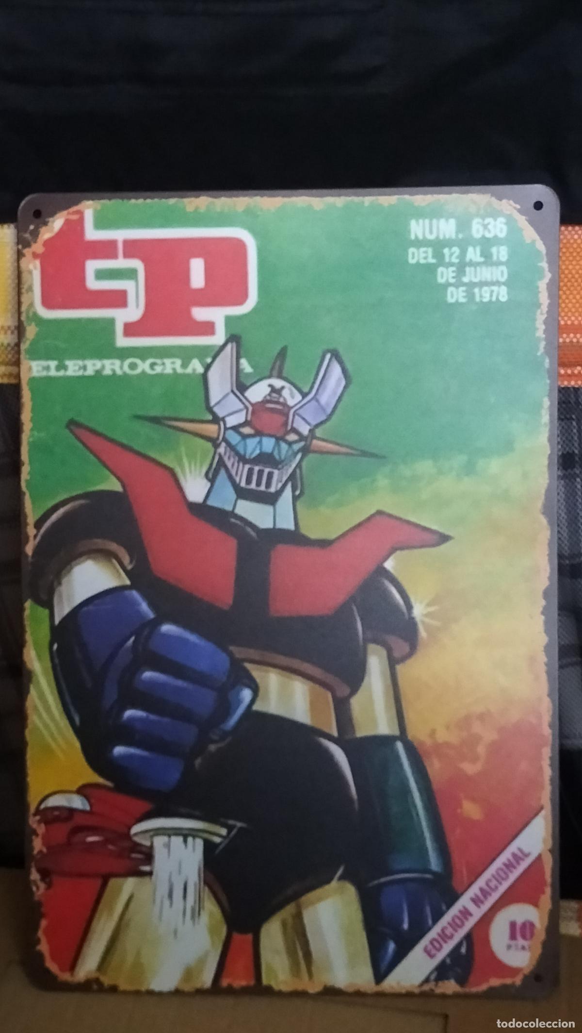 Carteles: CHAPA TP MAZINGER Z, ................................................ - Foto 1