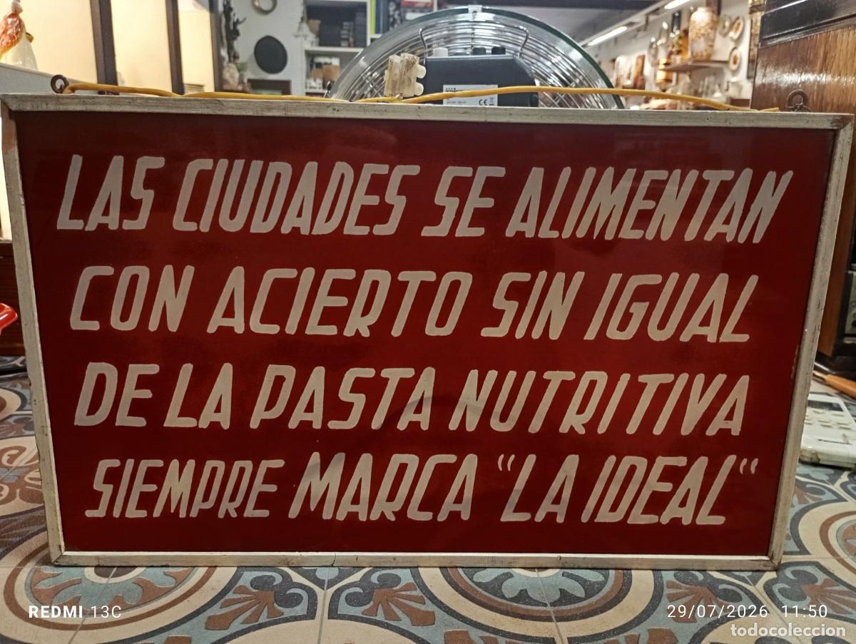 Carteles: Cartel luminoso - Pastas La Ideal - Igualada