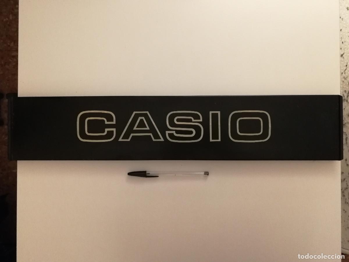 Carteles: ANTIGUA CHAPA METALICA - CASIO - TECLADOS MUSICA JAPON