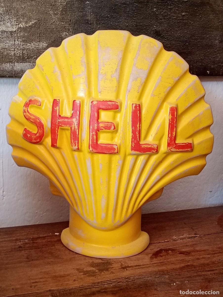 Carteles: SHELL. Concha publicitaria. Escayola. - Foto 5