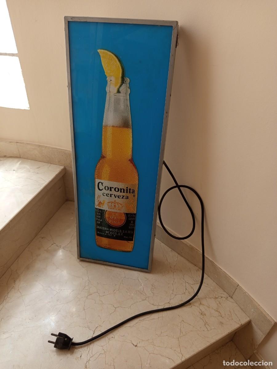 Carteles: Cuadro letrero luminoso de Coronita. Mide 70 cm. # cerveza, panel, publicidad, publicitario, mexico