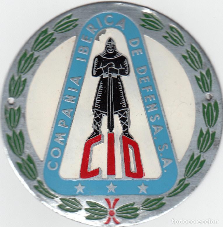 Carteles: CHAPA ESMALTADA INSIGNIA - CID - COMPA&Ntilde;&Iacute;A IB&Eacute;RICA DE DEFENSA SA.