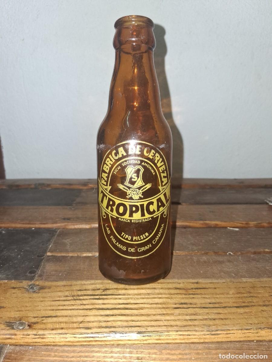 Carteles: Botella de cerveza Tropical Las Palmas de Gran Canaria
