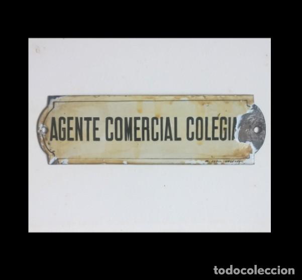 Carteles: Placa esmaltada antigua Valencia