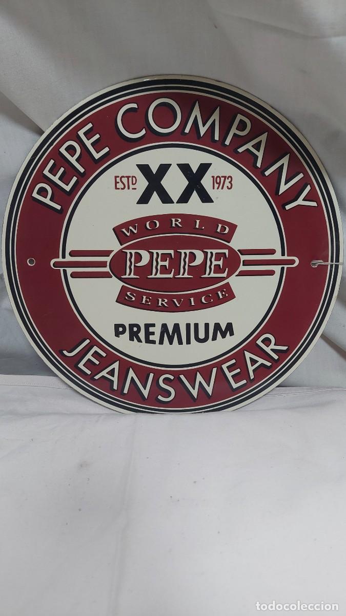 Carteles: Placa publicidad Pepe Company jeanswear