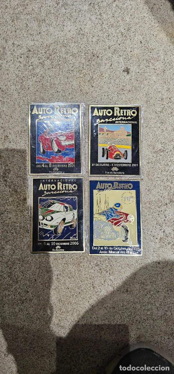 Carteles: Preciosa coleccion placas conmemorativas Sal&oacute;n Auto Retro de Barcelona antiguas