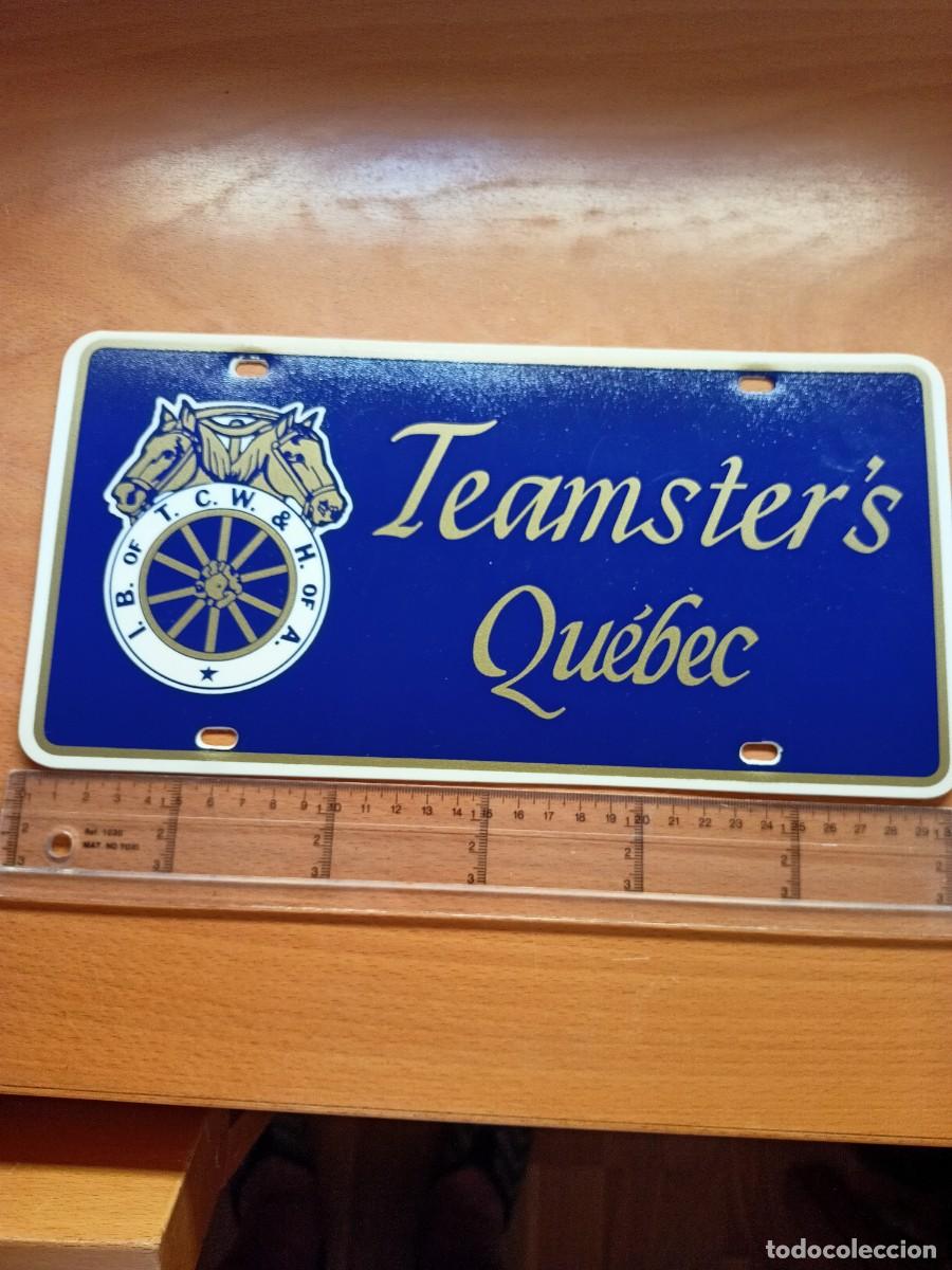 Carteles: PLACA DE PLASTICO DE &rdquo;LEAMSTER'S QUEBEC&rdquo; DE 31 X 15'5 XM