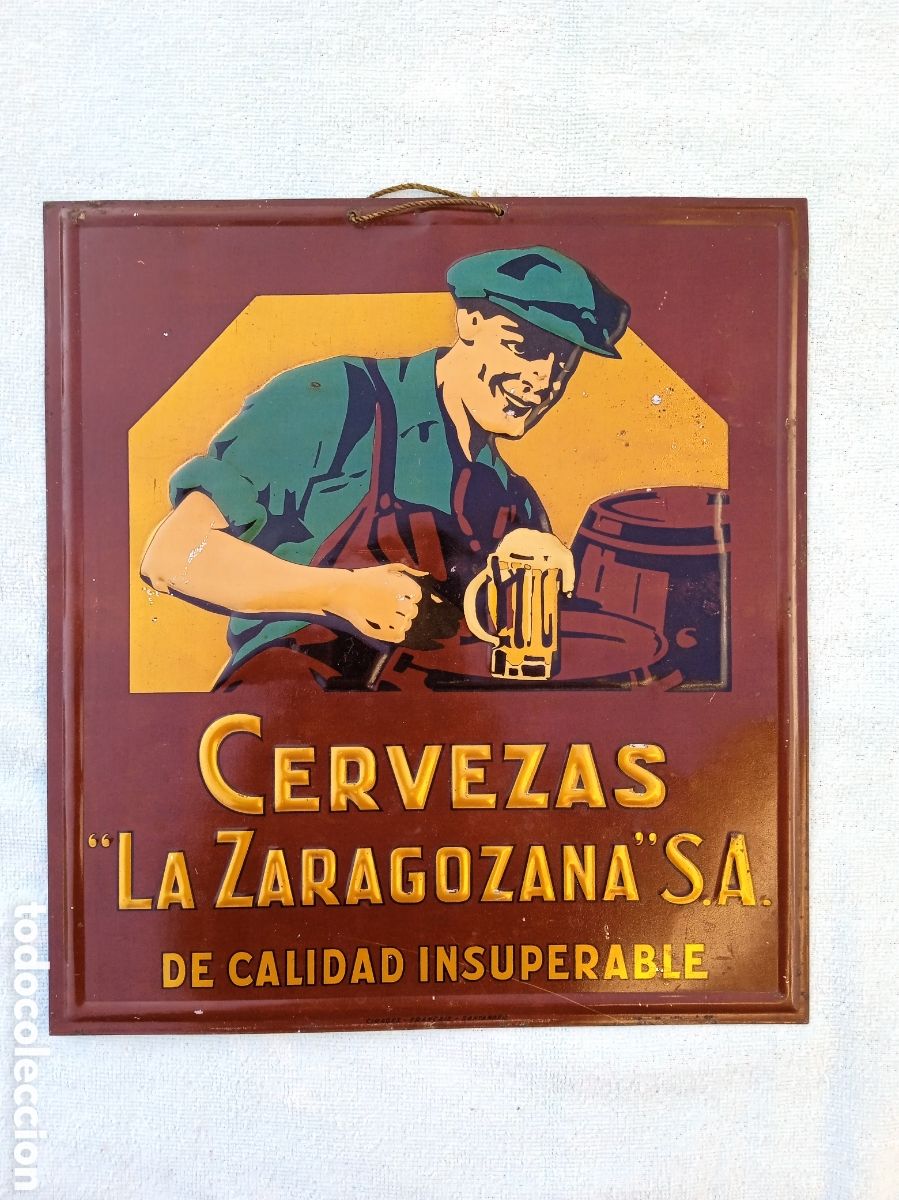 Carteles: Cartel de Cervezas La Zaragozana S.A.