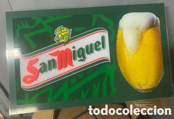 Carteles: Luminoso cerveza SAN MIGUEL