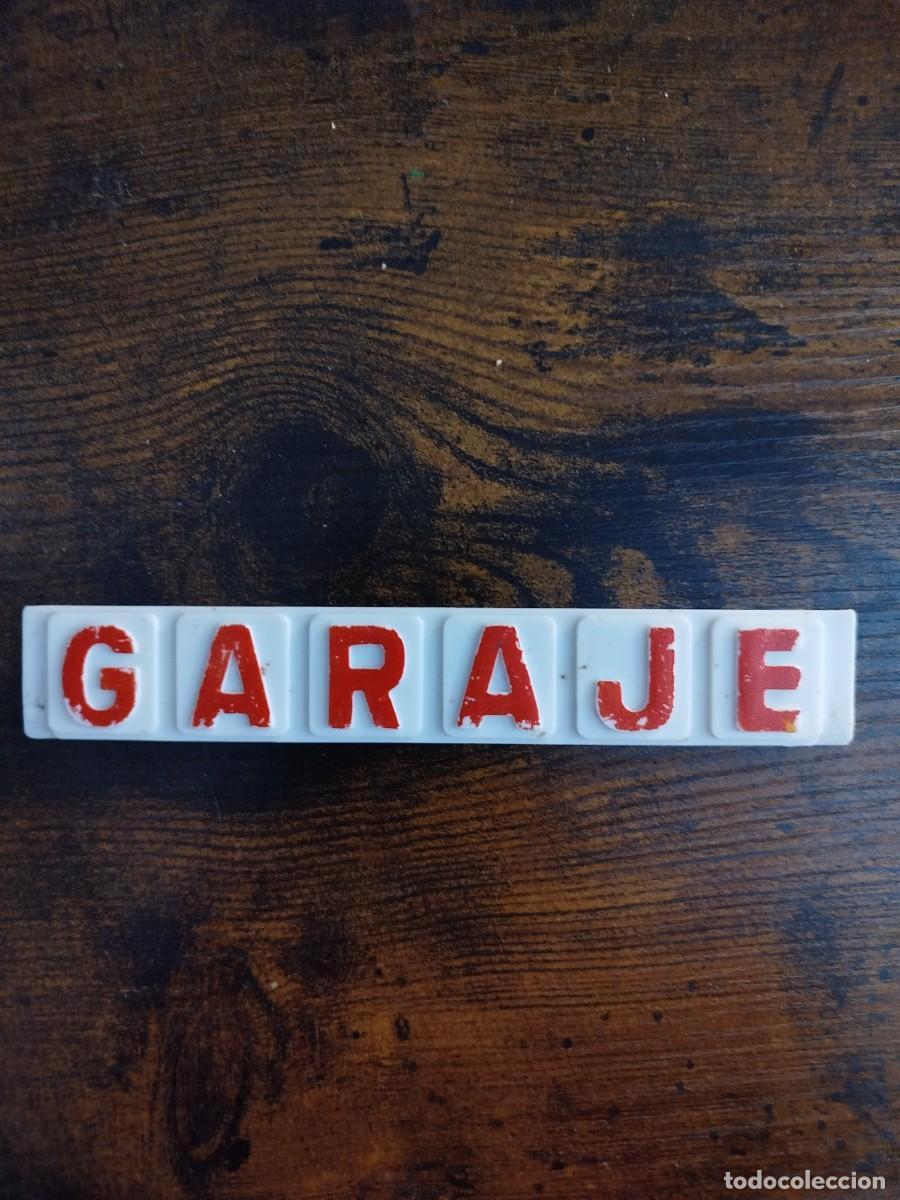 Carteles: LETRERO GARAJE EN RELIEVE