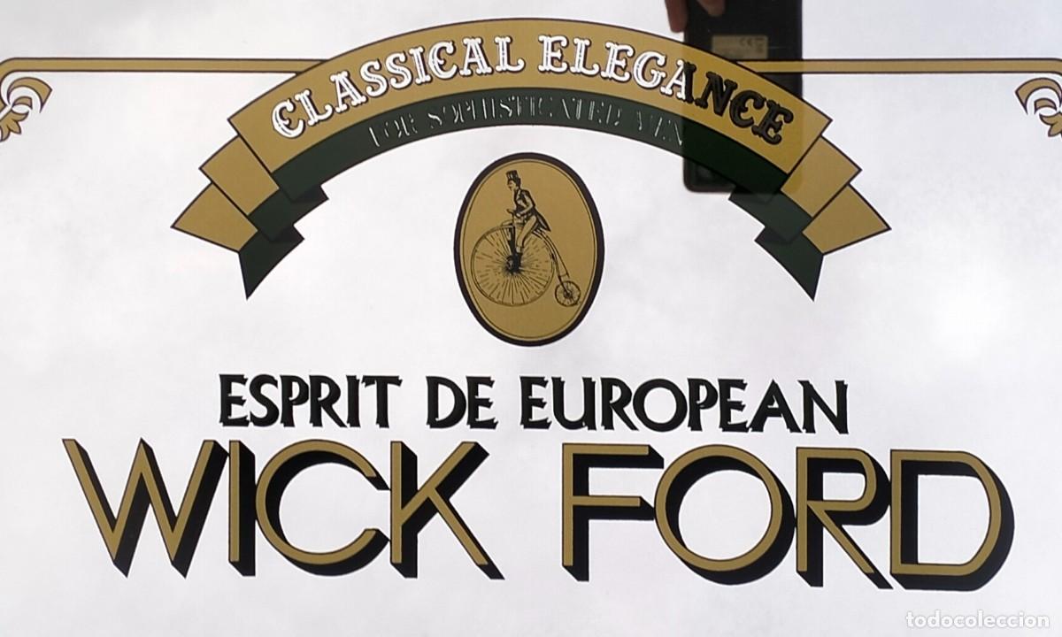 Carteles: ESPEJO LITOGRAFIADO CON PUBLICIDAD. WICKFORD ELEGANCE