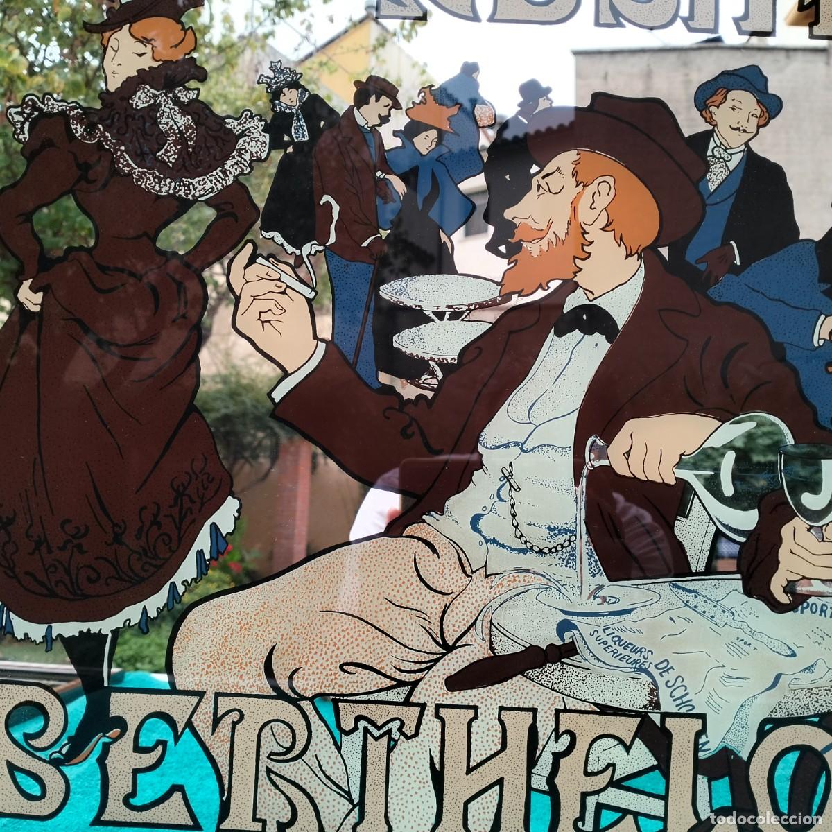 Affiches: ESPEJO PUBLICIDAD ABSINTHE BERTHELOT. GOFFART, BRUXELLES. LITOGRAFIADO. ANTIGUO..
