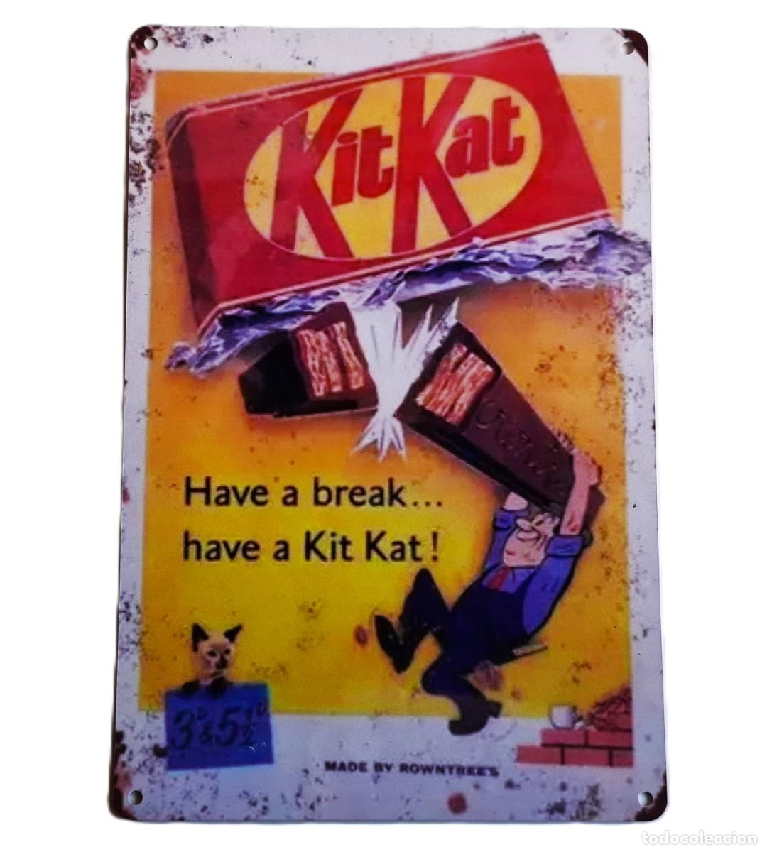 Plakate: CARTEL METAL LITOGRAFIADO DE LATON CHAPA - 30X20.CM