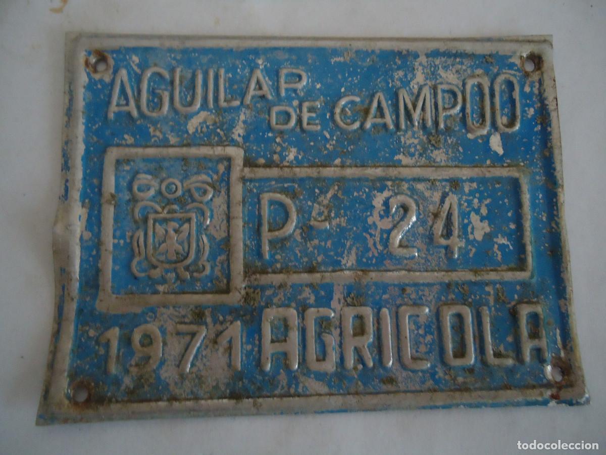 Posters: CHAPA AGRICOLA DEL A&Ntilde;O 1971 DE AGUILAR DE CAMPO. -- 25