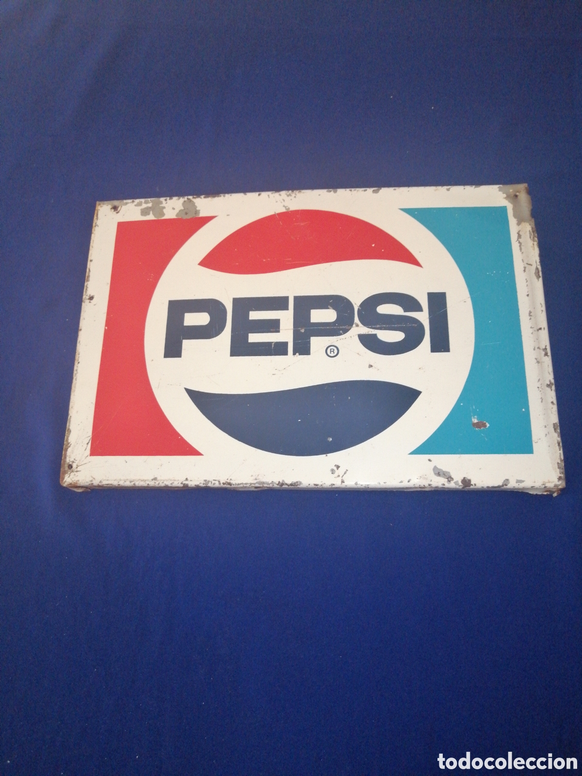 Posters: PEPSI CARTEL MET&Aacute;LICO ANTIGUO