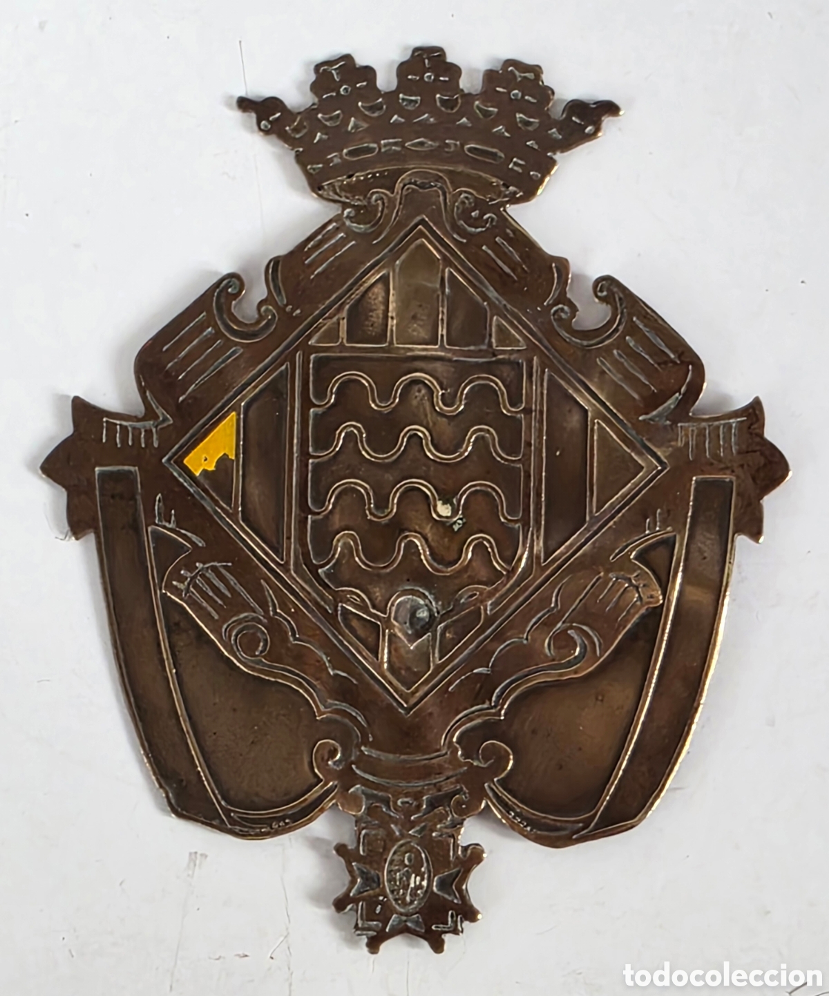 Affiches: Placa Chapa met&aacute;lica grande Escudo de la Ciudad de Girona