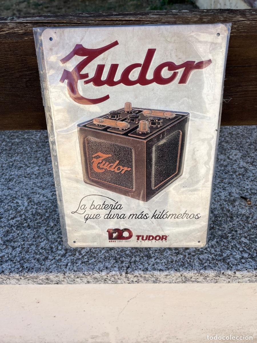 Carteles: Tudor, chapa troquelada, ( aut&eacute;ntica) sin estreno