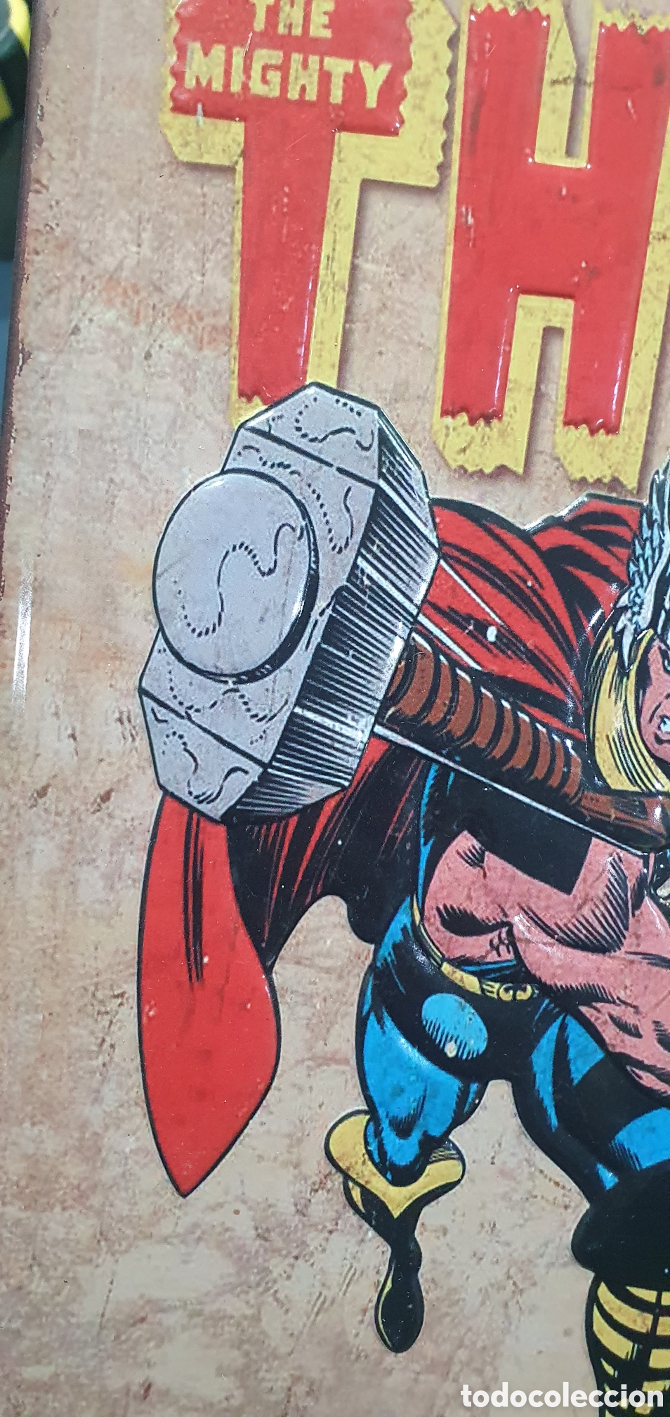 Carteles: Cartel de chapa Thor. Marvel C&oacute;mics. (L120) - Foto 2