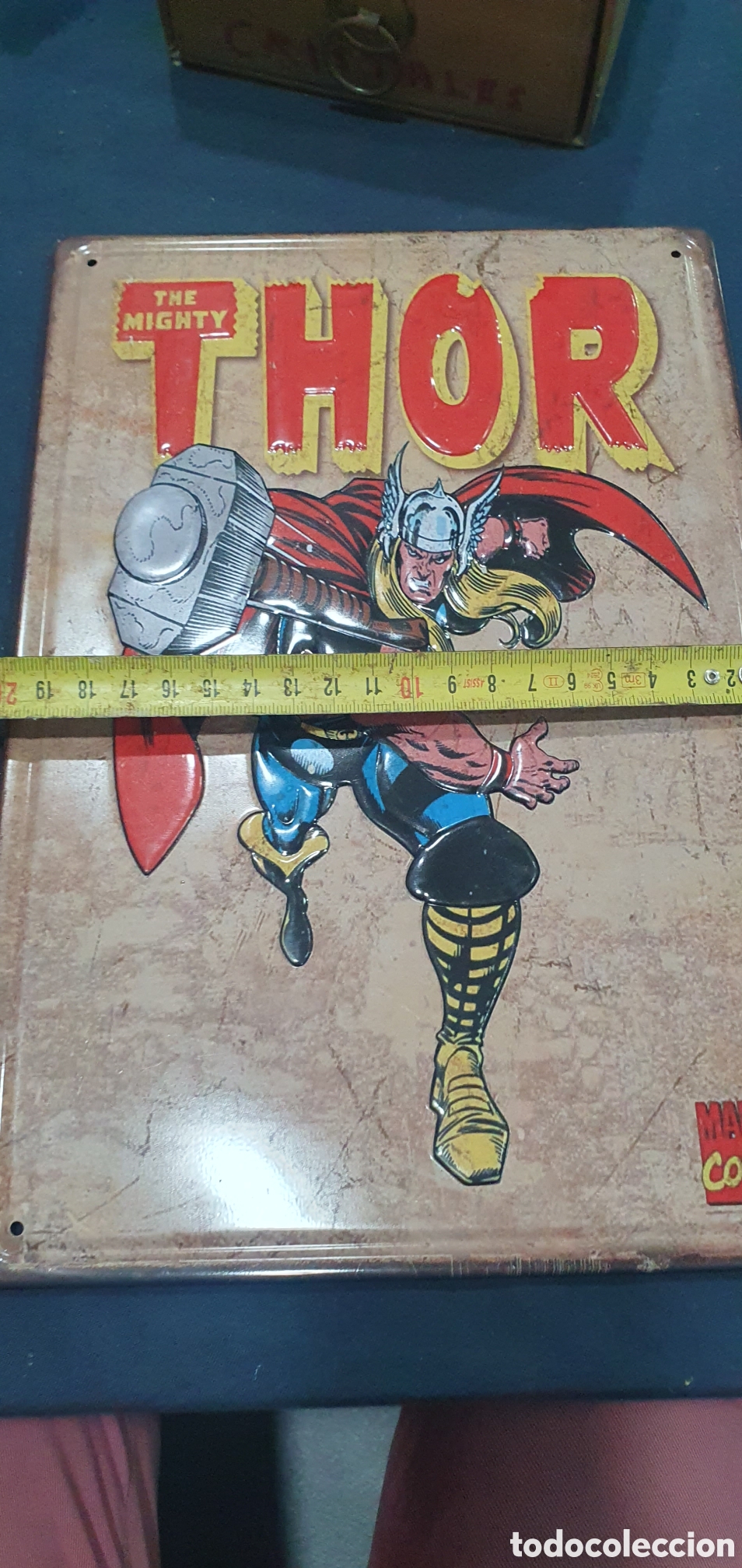 Carteles: Cartel de chapa Thor. Marvel C&oacute;mics. (L120) - Foto 6