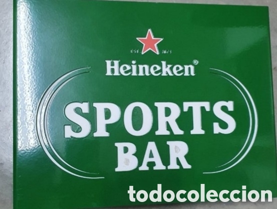 Carteles: Chapa publicidad Heineken