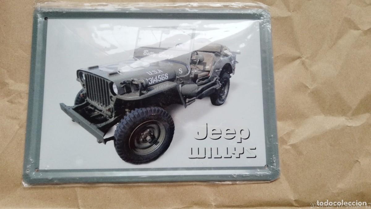 Carteles: Replica de Chapa de metal. T&iacute;tulo: JEEP WILLYS.