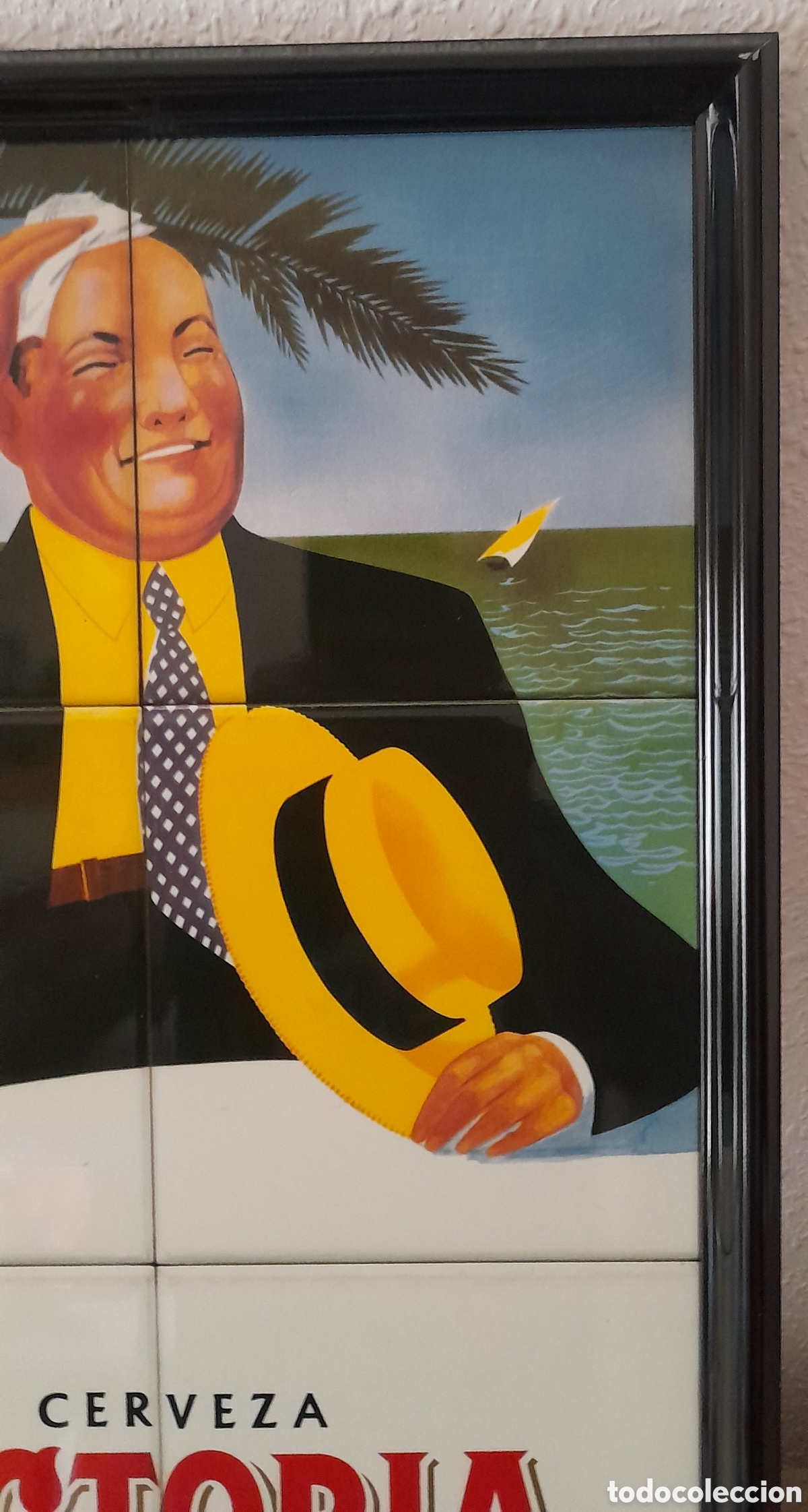 Carteles: Cuadro publicidad cerveza VICTORIA