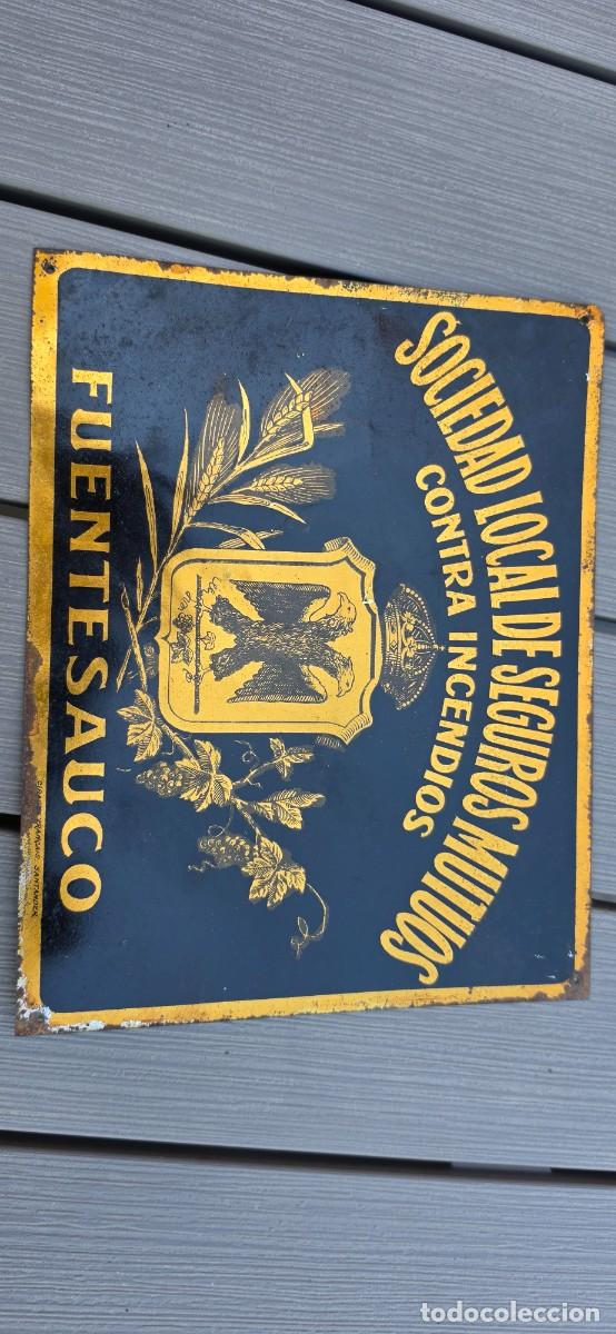 Posters: Preciosa chapa o placa de seguros para edificios