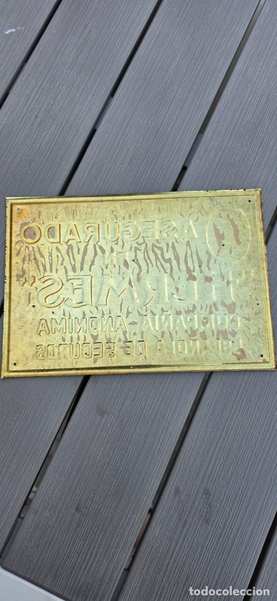 Carteles: Preciosa chapa o placa de seguros para edificios - Foto 3