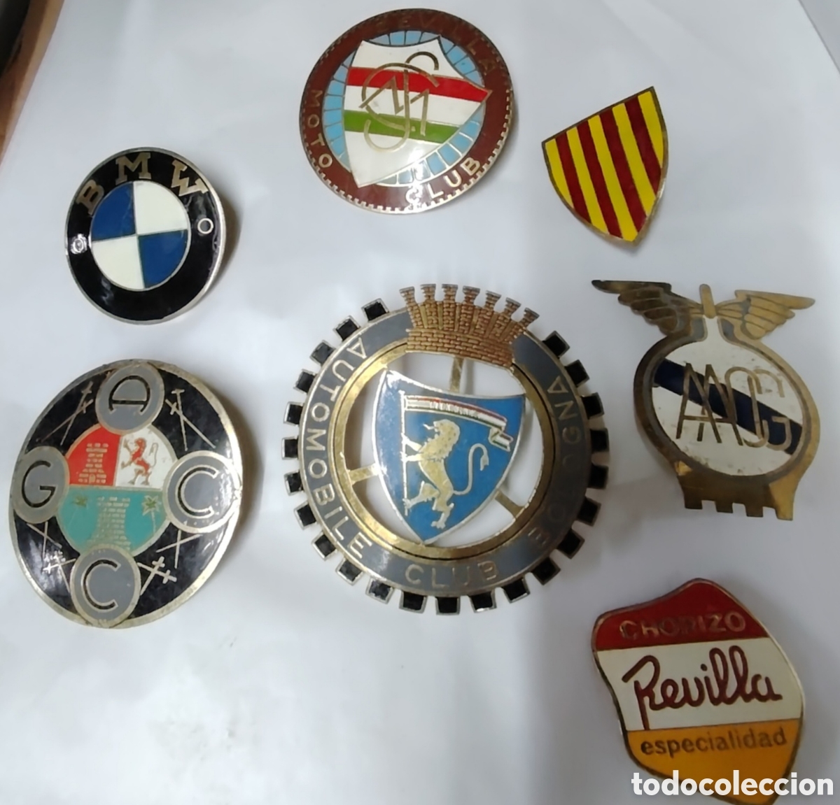 Carteles: Chapas antiguas para moto vespa