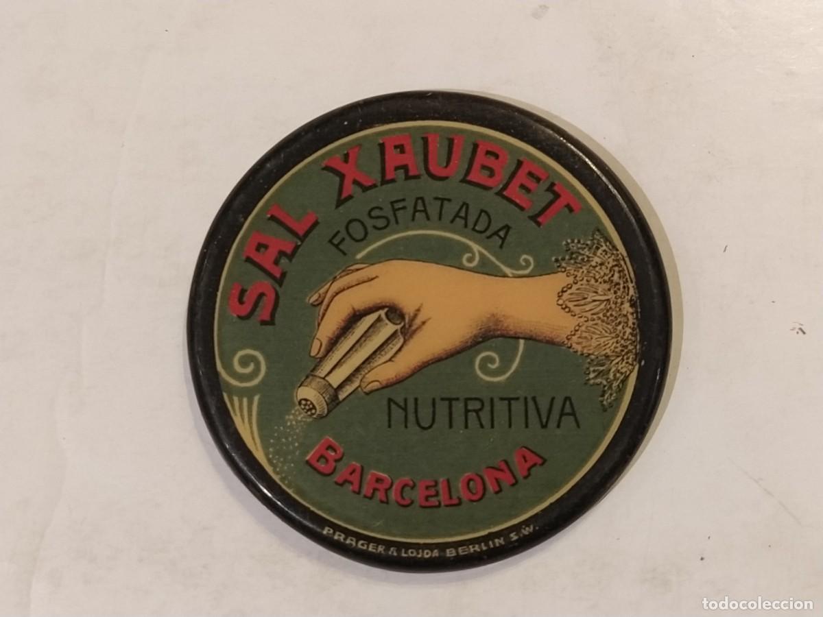 Carteles: SAL XAUBET FOSFATADA NUTRITIVA BARCELONA - ESPEJITO ANTIGUO - PUBLICIDAD - VER FOTOS