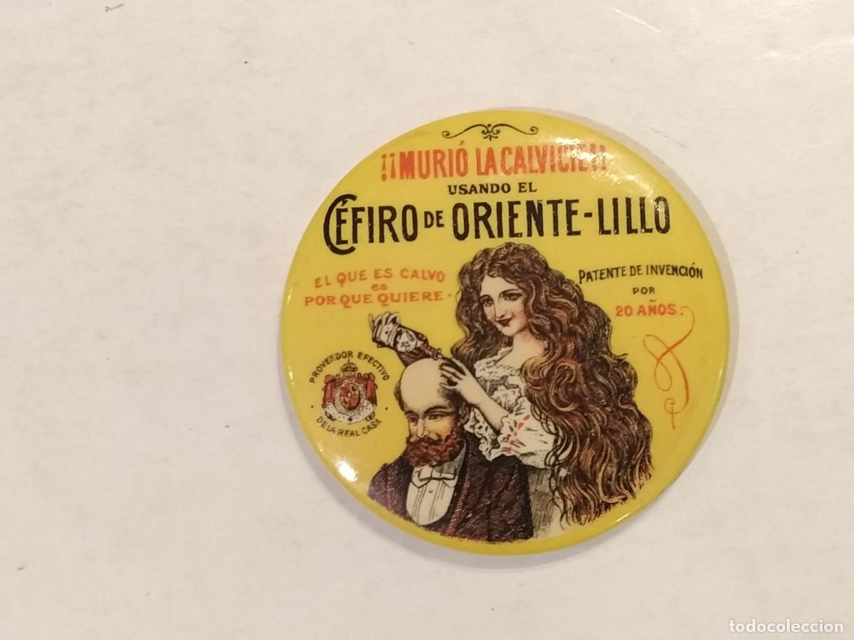 Carteles: CEFIRO DE ORIENTE LILLO CONTRA LA CALVICIE - ESPEJITO ANTIGUO - PUBLICIDAD - VER FOTOS