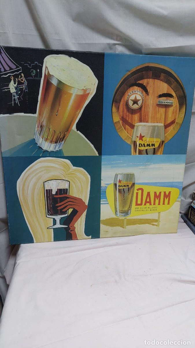Carteles: Antiguo cartel cervezas Damn
