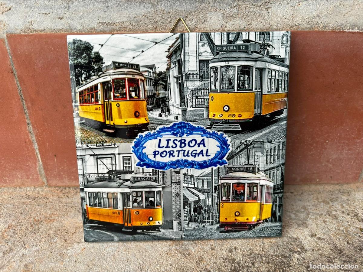 Carteles: Baldosa de tranvia Portugal