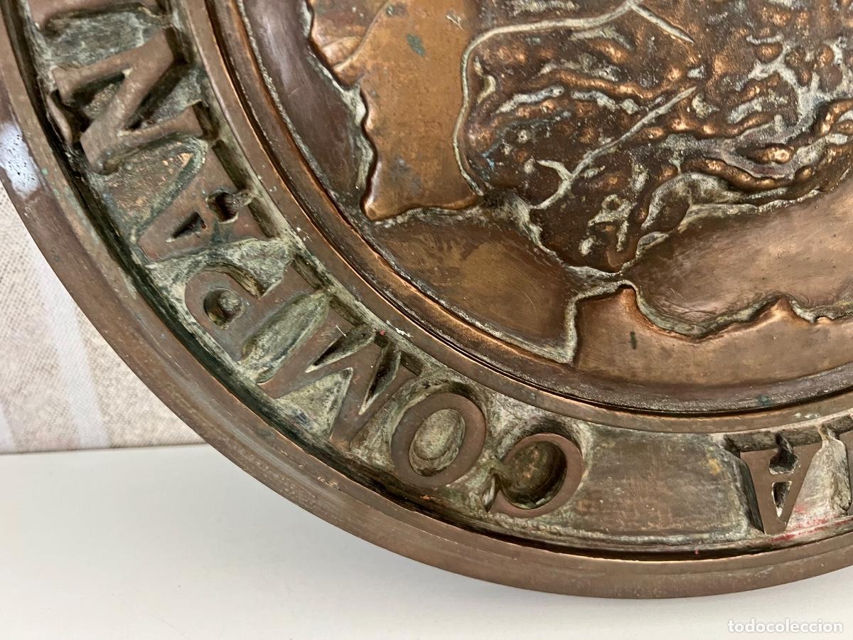 Carteles: COMPA&Ntilde;IA TELEFONICA NACIONAL DE ESPA&Ntilde;A PLACA DE BRONCE - Foto 7