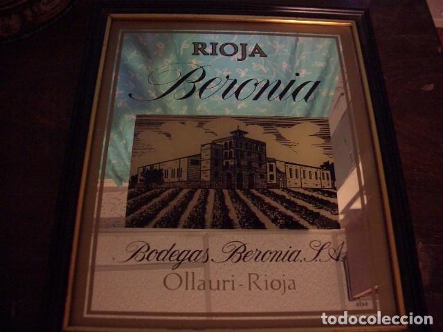 Carteles: CUADRO, ESPEJO, RIOJA BERONIA 33x40cm