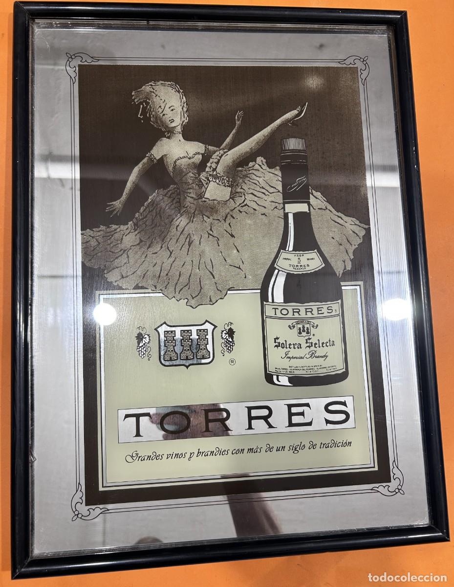 Carteles: CARTEL CUADRO ESPEJO PUBLICIDAD BRANDY TORRES