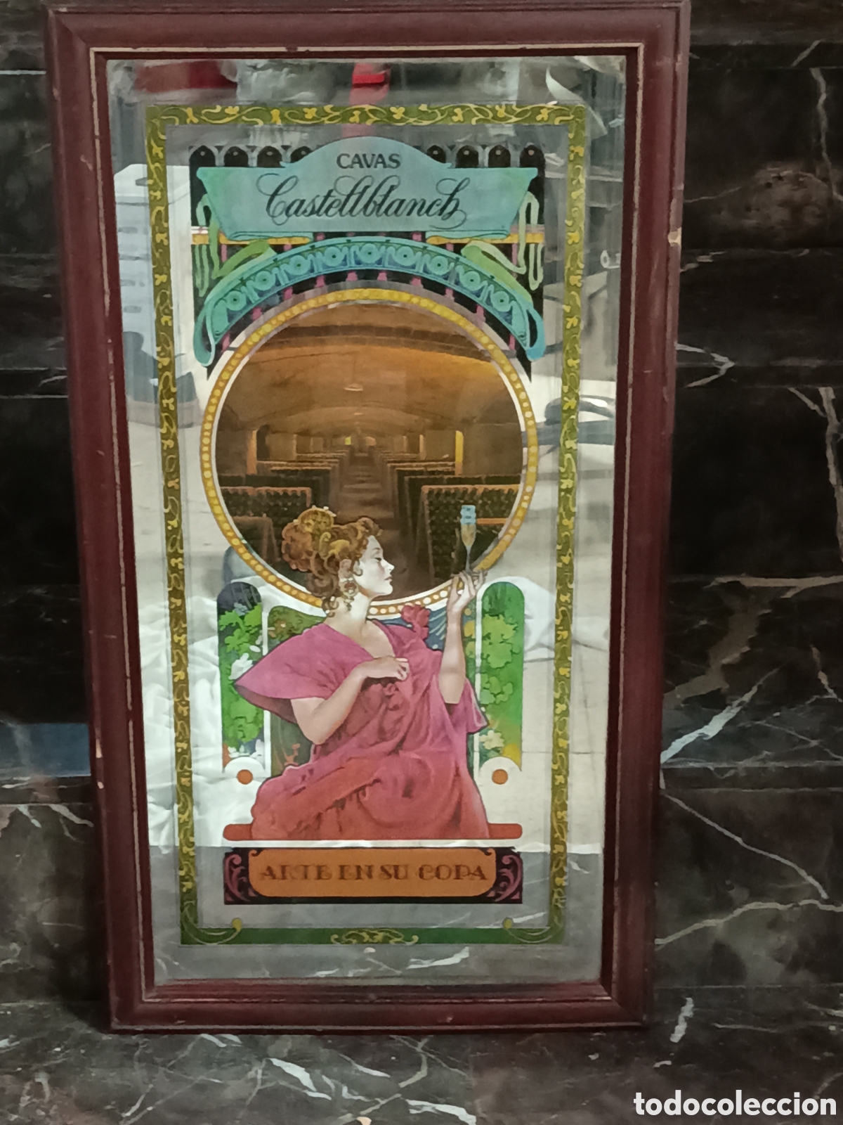 Plakate: ESPEJO LITOGRAF&Iacute;ADO CAVAS CASTELL BLANC