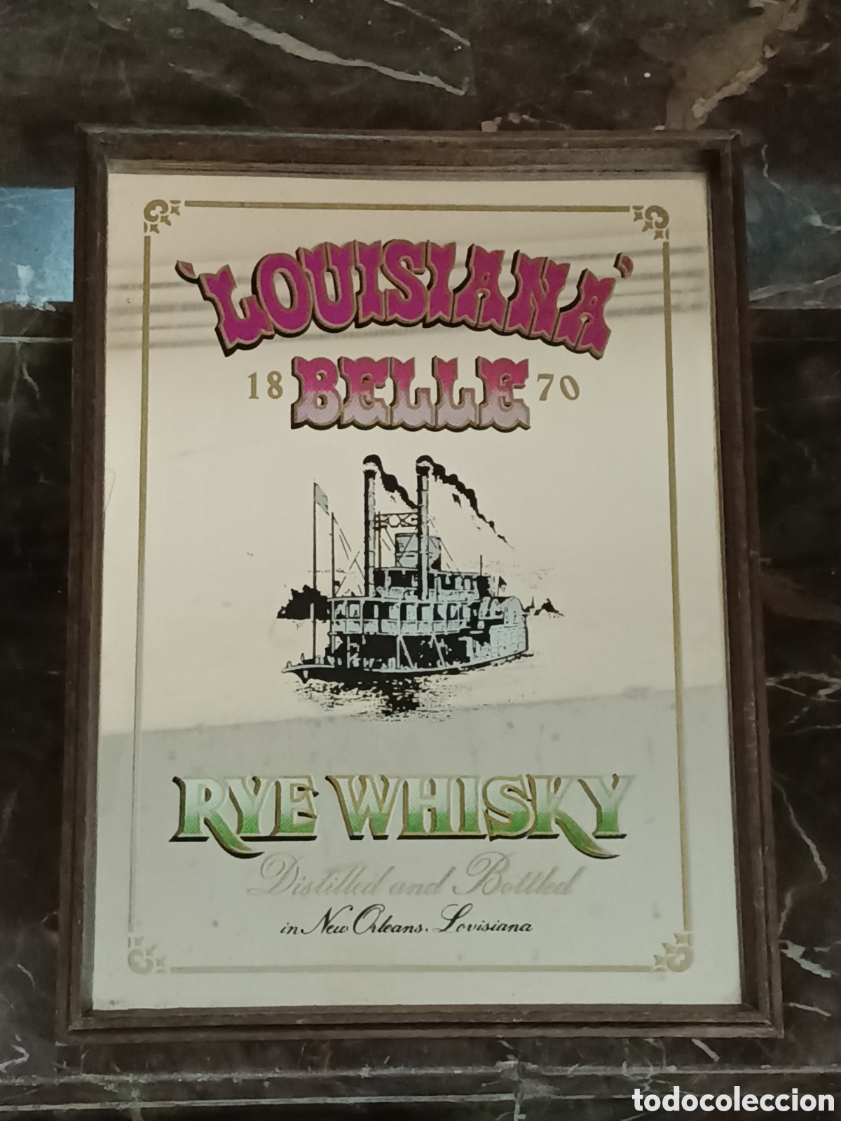 Plakate: ESPEJO LITOGRAF&Iacute;ADO WHISKY LUIS8ANA