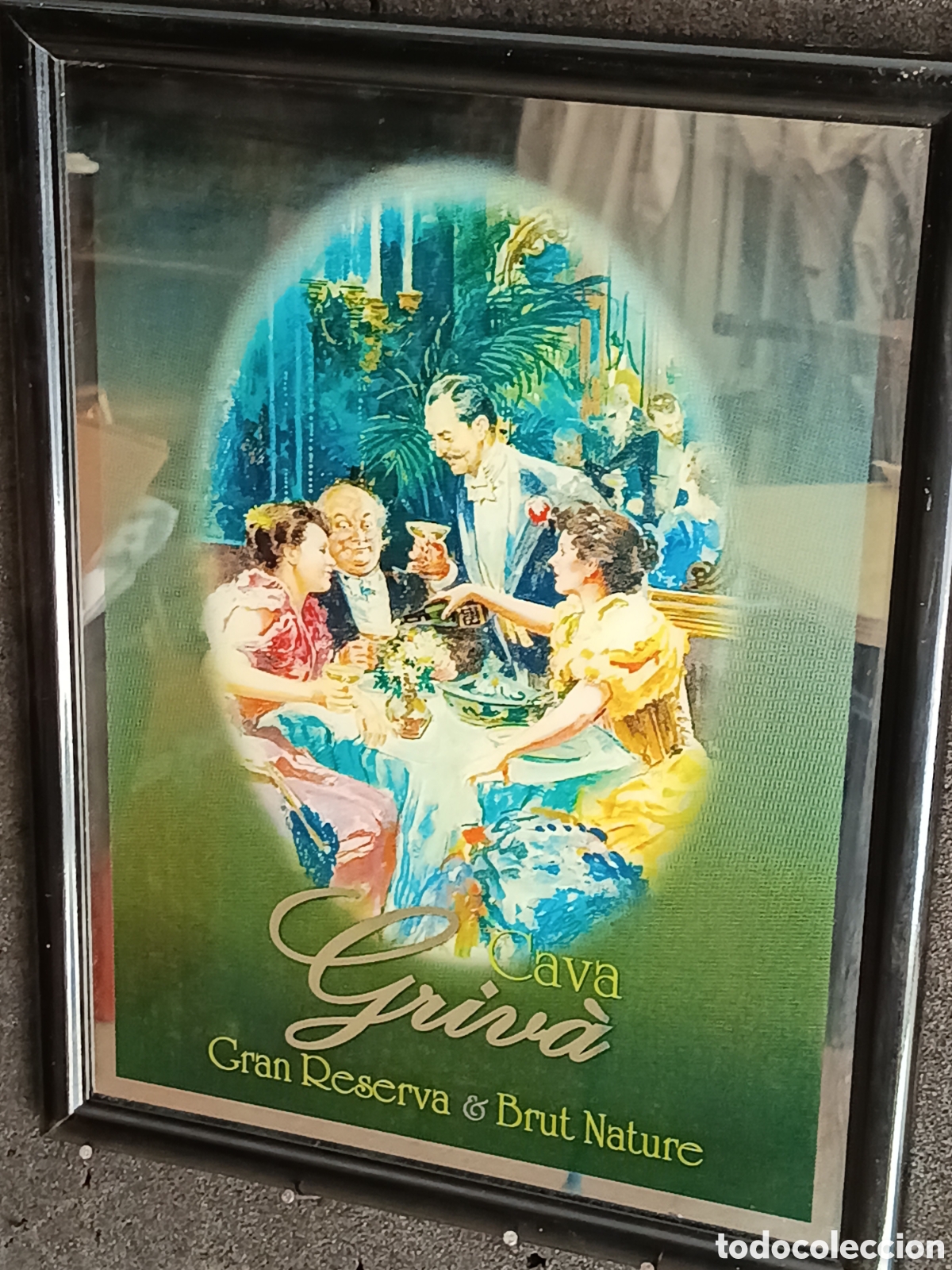 Plakate: ESPEJO LITOGRAF&Iacute;ADO CAVA GRIVA 43x34