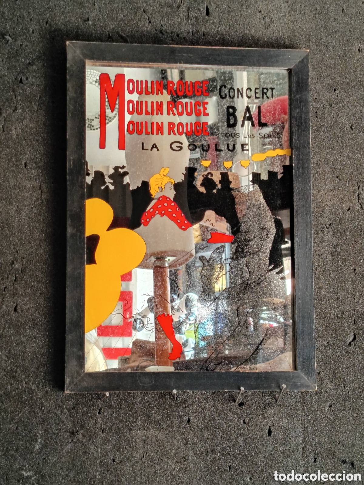 Affiches: ESPEJO LITOGRAF&Iacute;ADO DEL MOULIN ROUGE 46X33