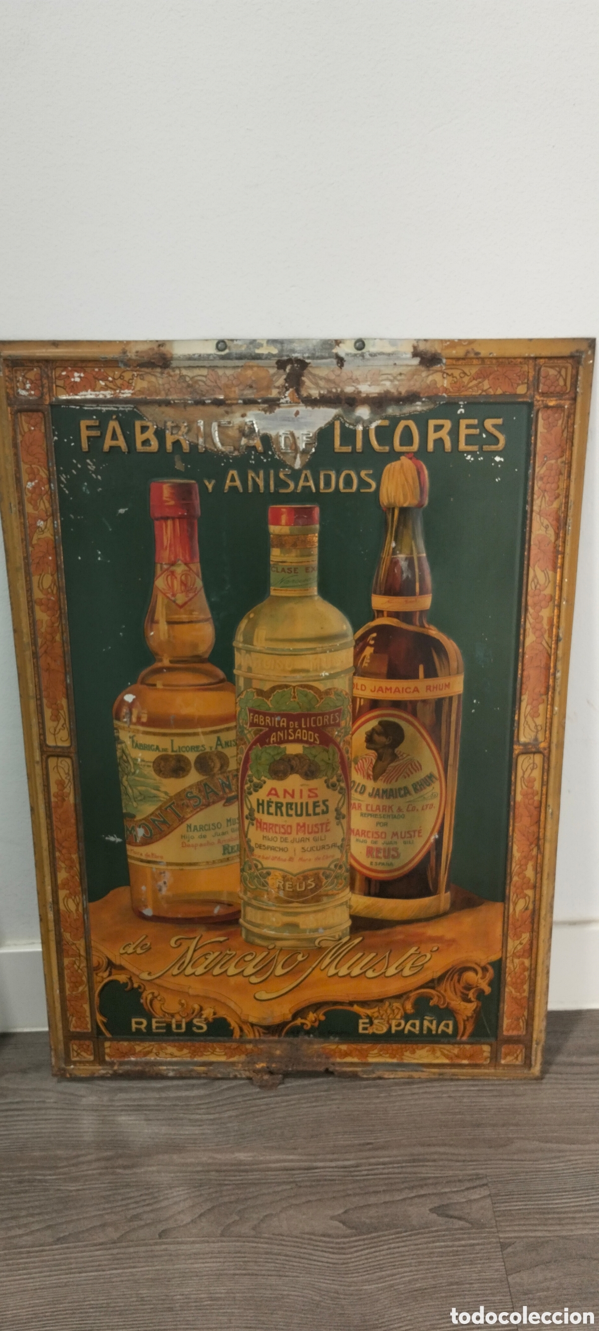 Carteles: Letrero met&aacute;lico De Narciso Muste Reus