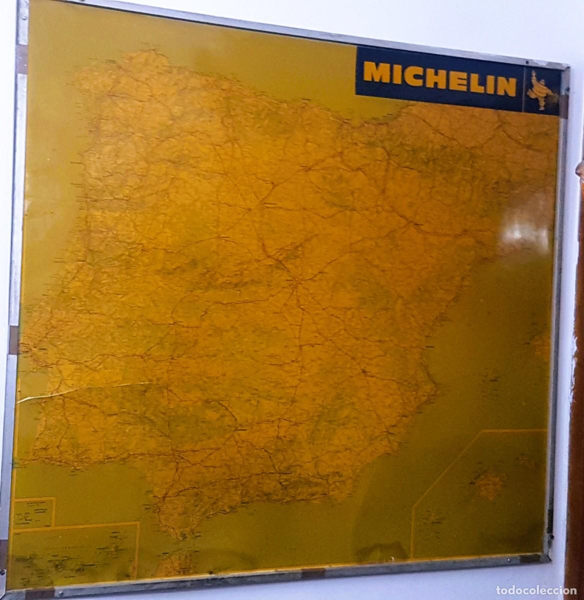 Affiches: GRAN MAPA MURAL MICHEL&Iacute;N DE TALLER NEUM&Aacute;TICOS A&Ntilde;O 1988