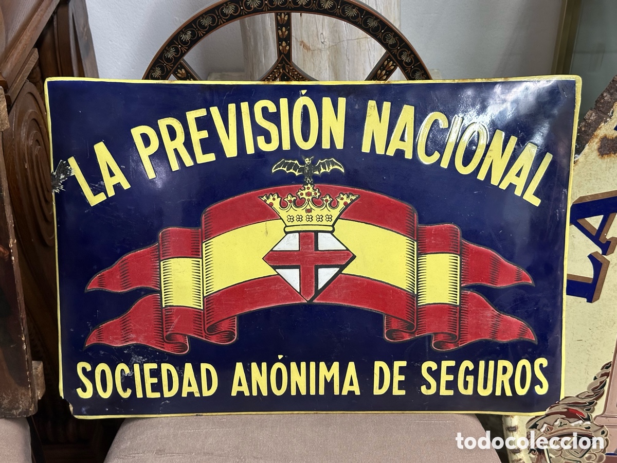 Plakate: Chapa esmaltada la previsi&oacute;n Nacional Espa&ntilde;ola de Seguros